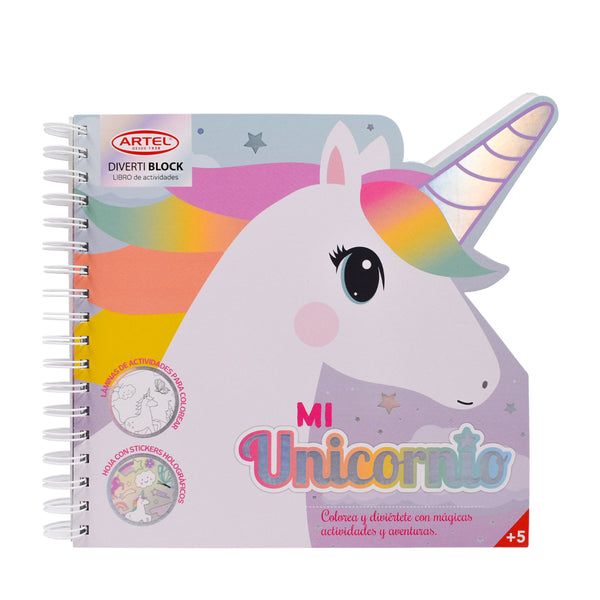 Block para Colorear Unicornio