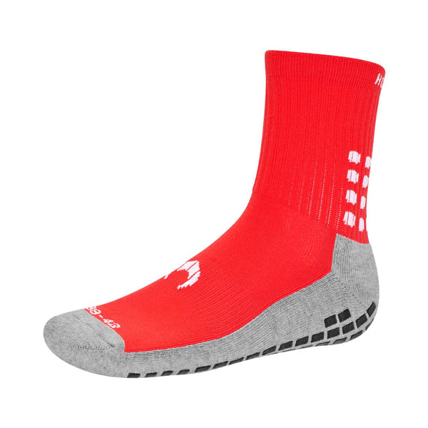 Calcetines Ho Soccer Non Slip antideslizante rojo