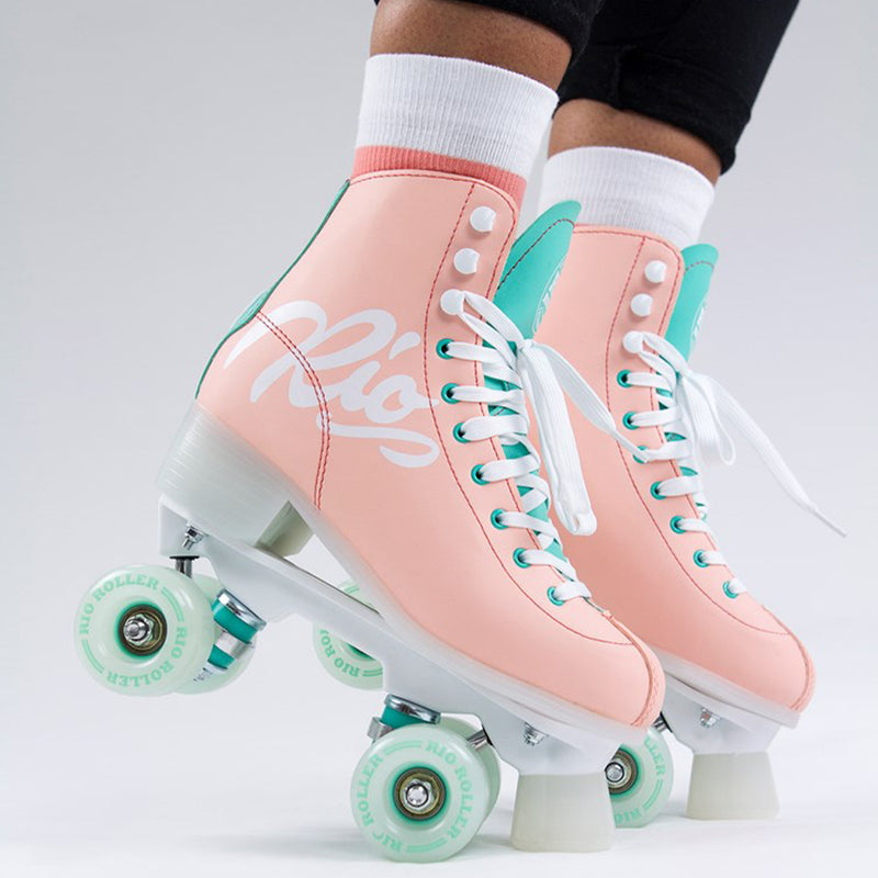 Patines Quad Rio Roller Scrip Melocotón verde