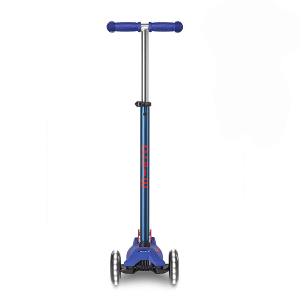 Scooter Maxi Deluxe LED Azul-Rojo