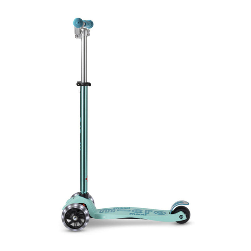 Scooter Micro Maxi Deluxe Pro Led Celeste