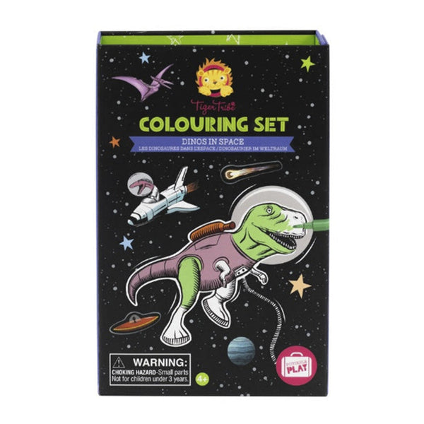 Set completo para pintar Dinos en el espacio