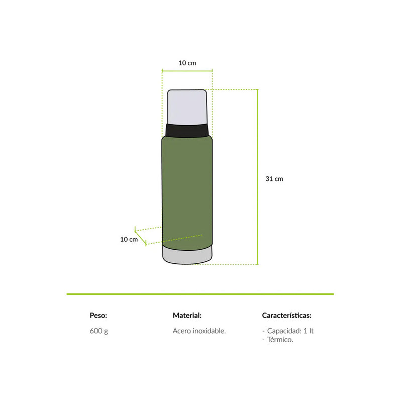 Termo pájaro Carpintero 1 lt