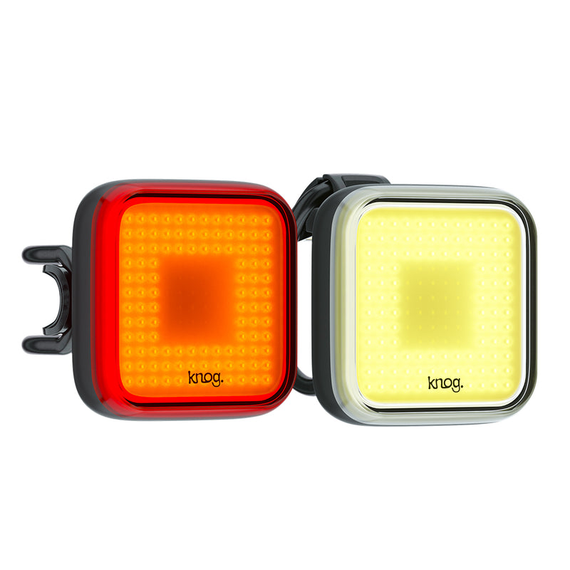 Luces Delantera/Trasera Para Bicicleta Blinder Square TwinPack